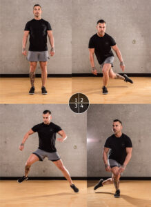 Speed Skater Lunges