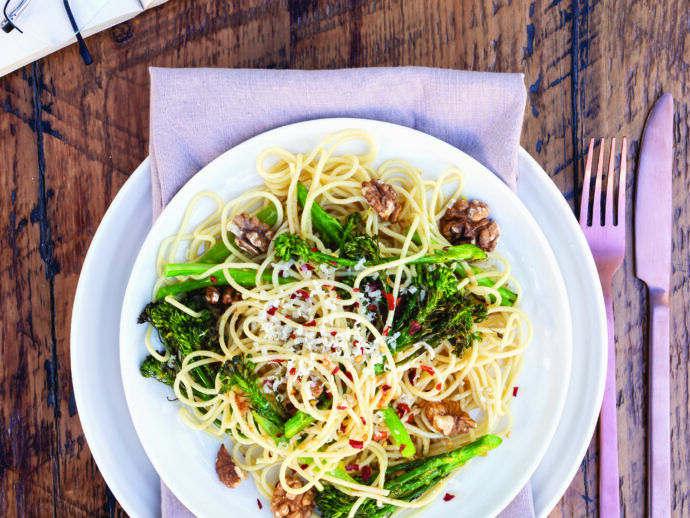 Lemony Broccoli Pasta with Browned Butter